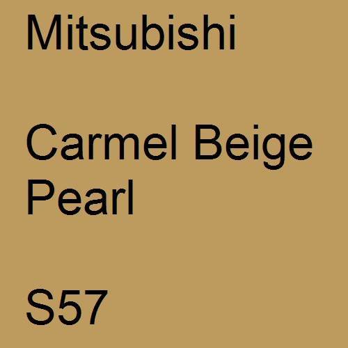 Mitsubishi, Carmel Beige Pearl, S57.